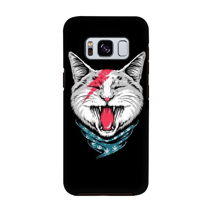 Galaxy S8 StrongFit Cat Rock by Afif Quilimo