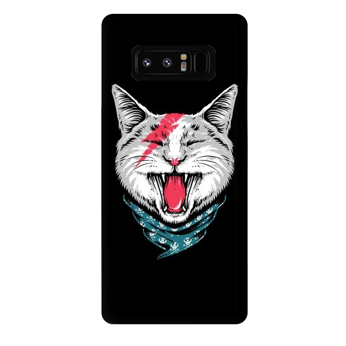 Galaxy Note 8 StrongFit Cat Rock by Afif Quilimo