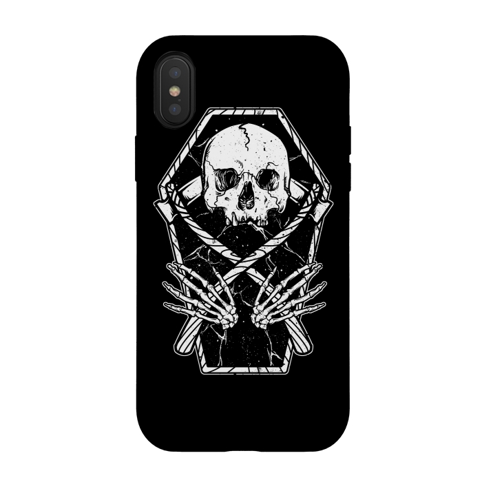 iPhone Xs / X StrongFit Coffin Reaper by Afif Quilimo