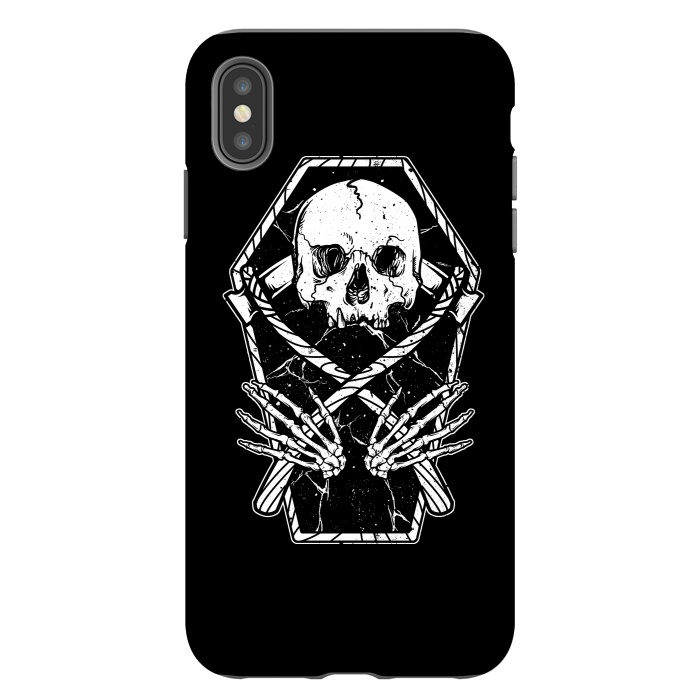 iPhone Xs Max StrongFit Coffin Reaper by Afif Quilimo