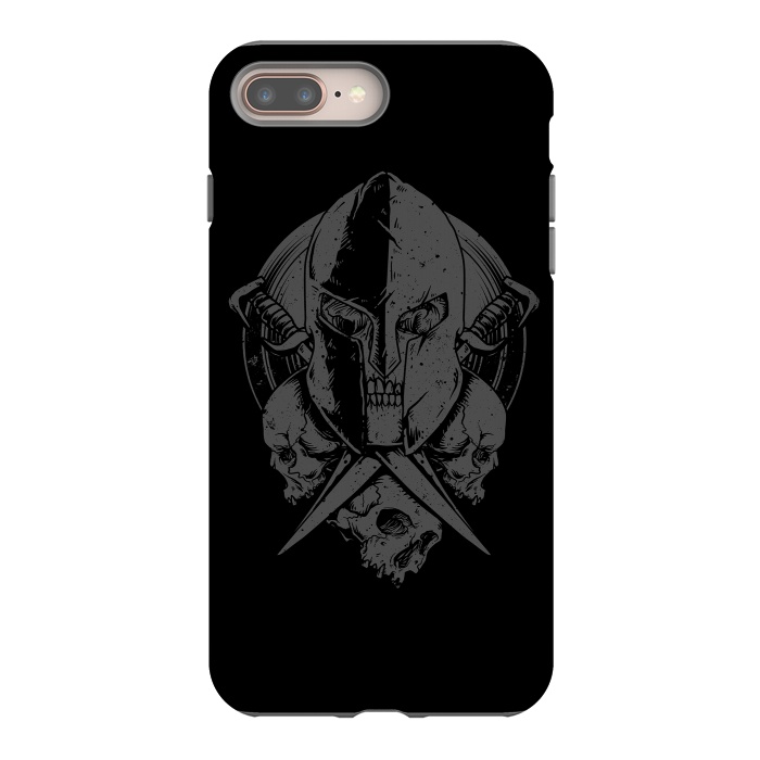 iPhone 7 plus StrongFit Skull Spartan by Afif Quilimo