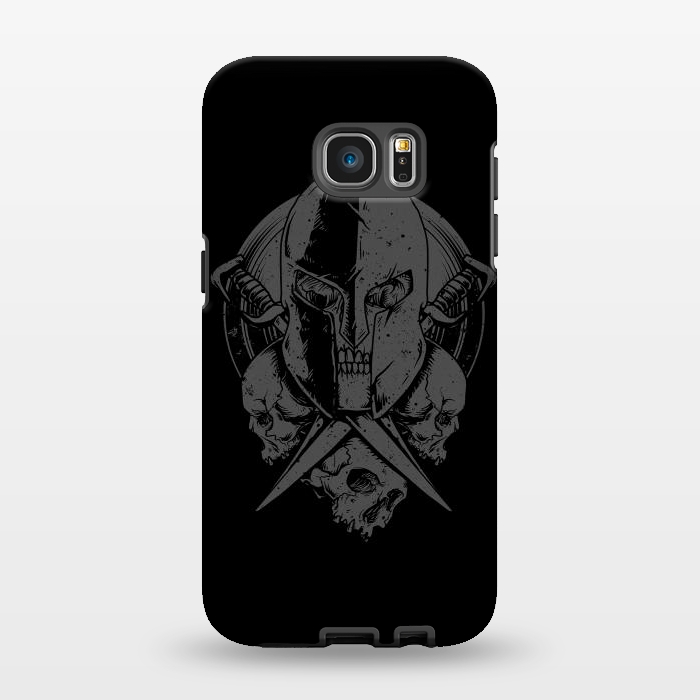 Galaxy S7 EDGE StrongFit Skull Spartan by Afif Quilimo