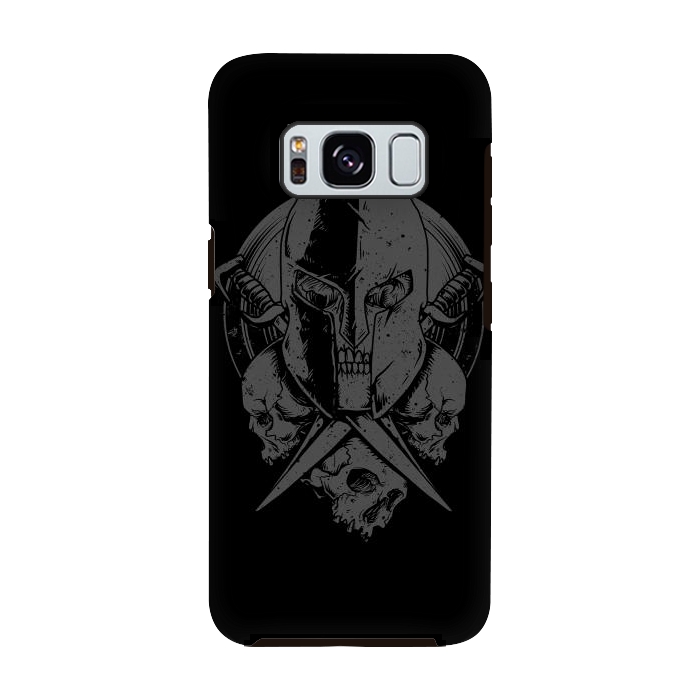 Galaxy S8 StrongFit Skull Spartan by Afif Quilimo