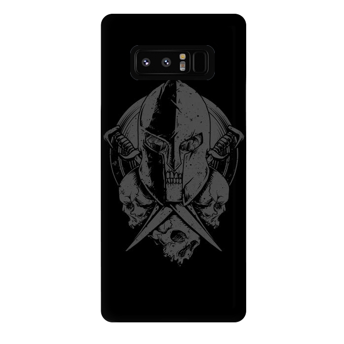 Galaxy Note 8 StrongFit Skull Spartan by Afif Quilimo