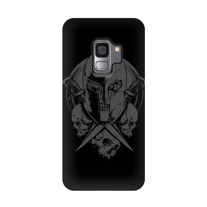 Galaxy S9 StrongFit Skull Spartan by Afif Quilimo