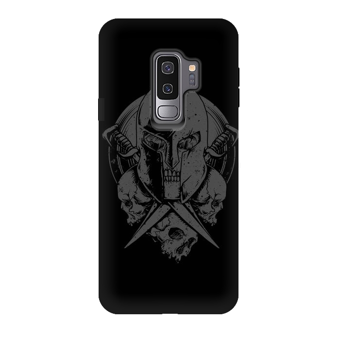 Galaxy S9 plus StrongFit Skull Spartan by Afif Quilimo