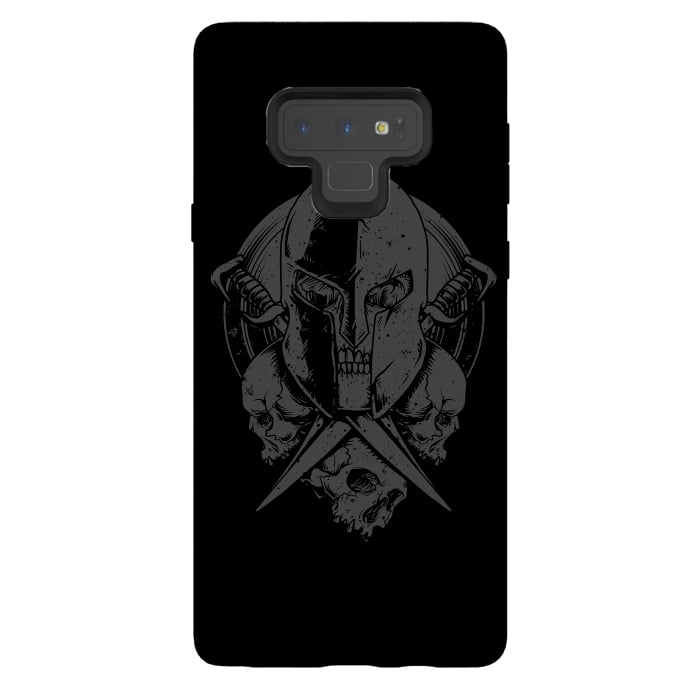 Galaxy Note 9 StrongFit Skull Spartan by Afif Quilimo