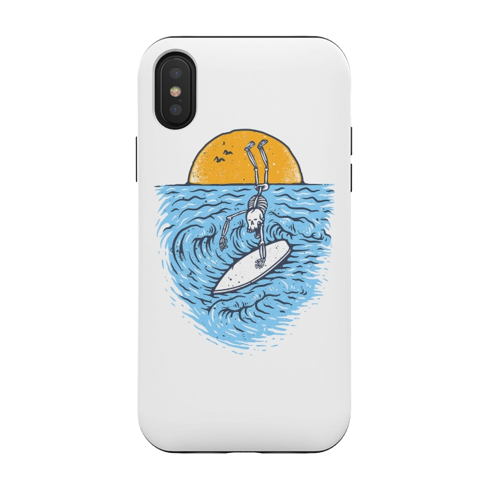 iPhone Xs / X StrongFit Death Surfer by Afif Quilimo