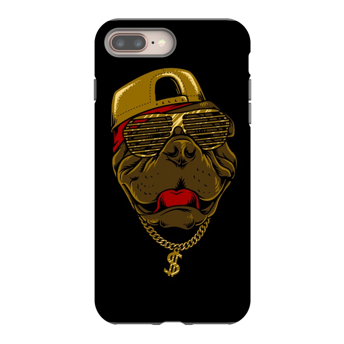iPhone 7 plus StrongFit Dog Hip Hop Style by Afif Quilimo