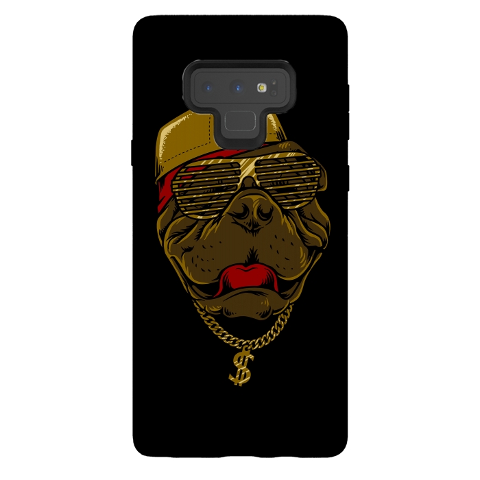 Galaxy Note 9 StrongFit Dog Hip Hop Style by Afif Quilimo