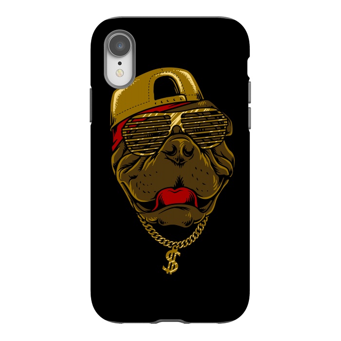iPhone Xr StrongFit Dog Hip Hop Style by Afif Quilimo