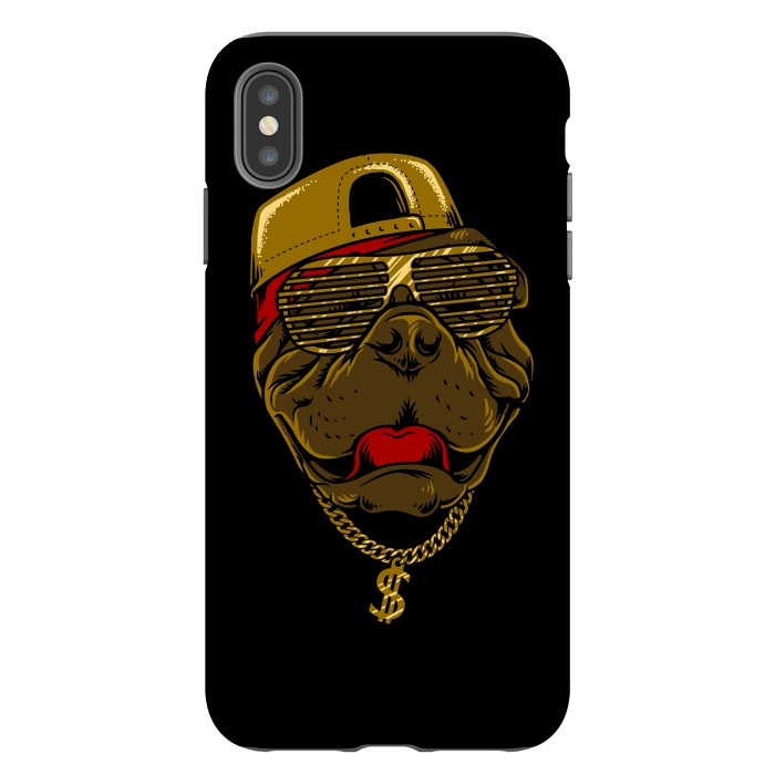iPhone Xs Max StrongFit Dog Hip Hop Style by Afif Quilimo