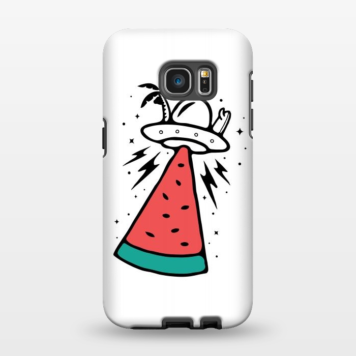 Galaxy S7 EDGE StrongFit Alien Summer Invasion by Afif Quilimo