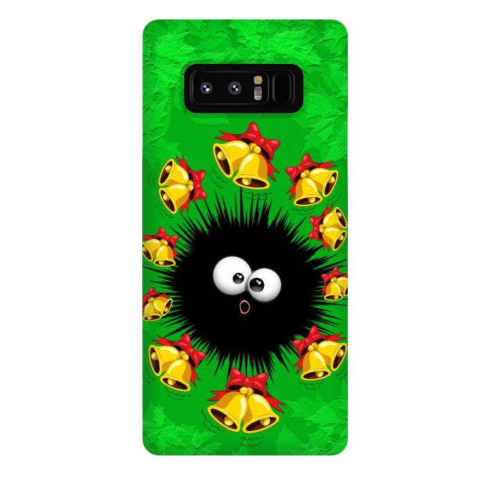 Galaxy Note 8 StrongFit Fuzzy Funny Christmas Sea Urchin Character by BluedarkArt