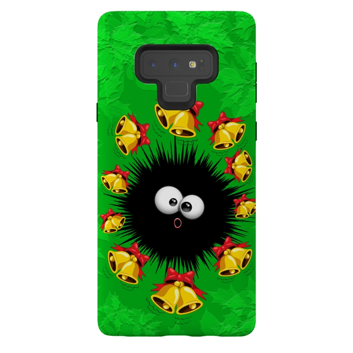 Galaxy Note 9 StrongFit Fuzzy Funny Christmas Sea Urchin Character by BluedarkArt