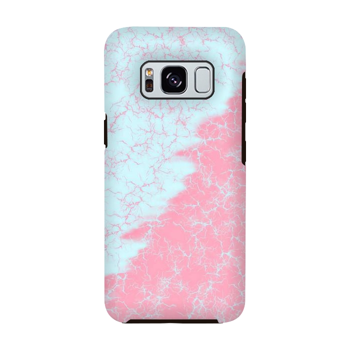 Galaxy S8 StrongFit Light blue and pink by Jms