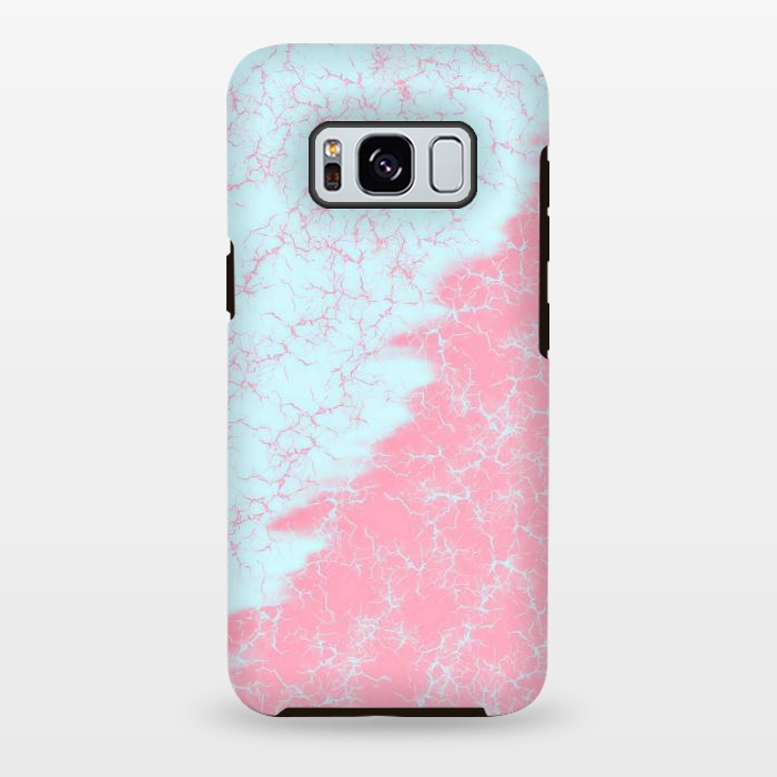 Galaxy S8 plus StrongFit Light blue and pink by Jms