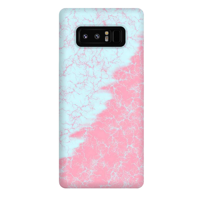 Galaxy Note 8 StrongFit Light blue and pink by Jms