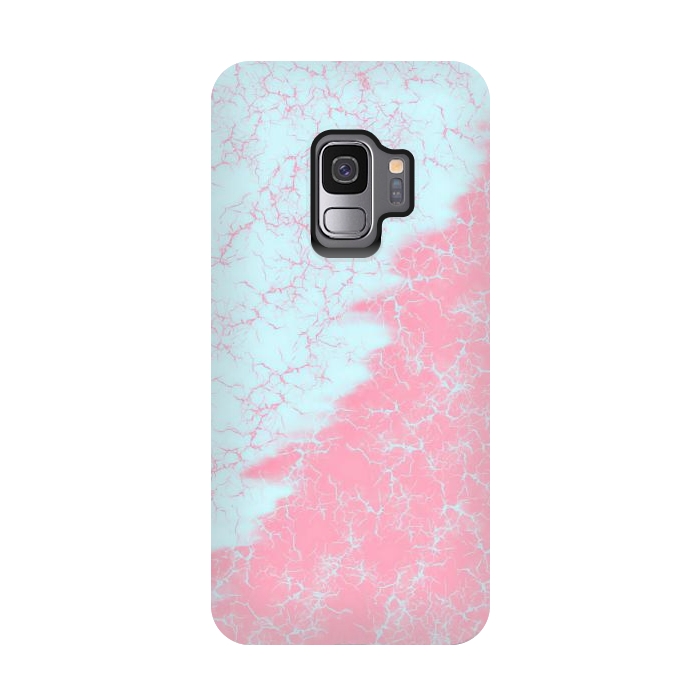 Galaxy S9 StrongFit Light blue and pink by Jms