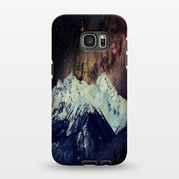 Galaxy S7 EDGE StrongFit Milkyway Mountain by Joanna Vog
