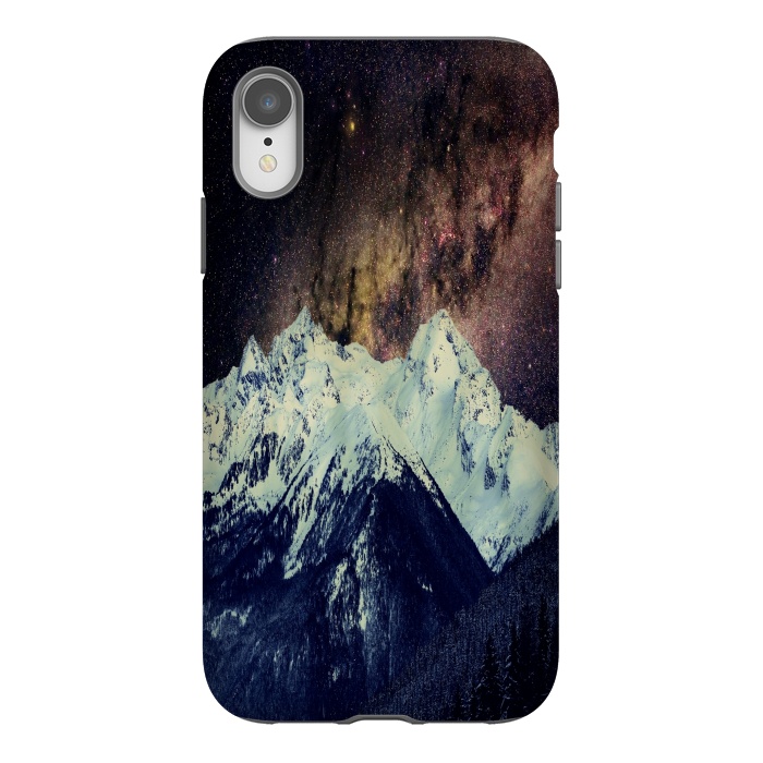 iPhone Xr StrongFit Milkyway Mountain by Joanna Vog