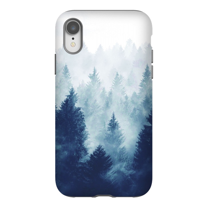 iPhone Xr StrongFit Foggy Woods I by ''CVogiatzi.