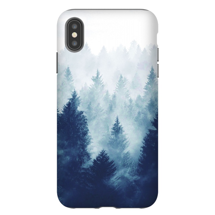 iPhone Xs Max StrongFit Foggy Woods I by ''CVogiatzi.