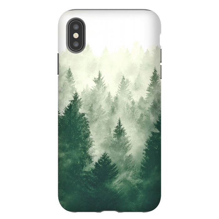 iPhone Xs Max StrongFit Foggy Woods III by ''CVogiatzi.