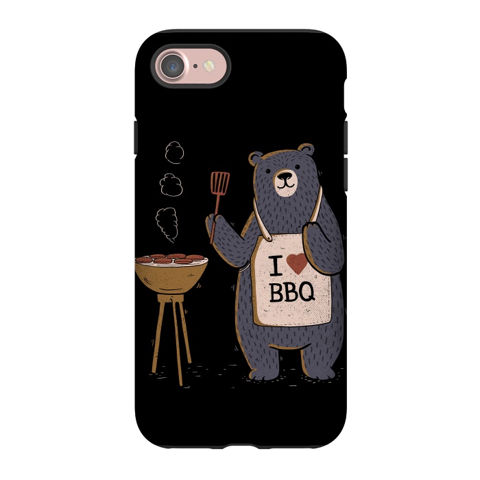 iPhone 7 StrongFit I Love BBQ- by eduely