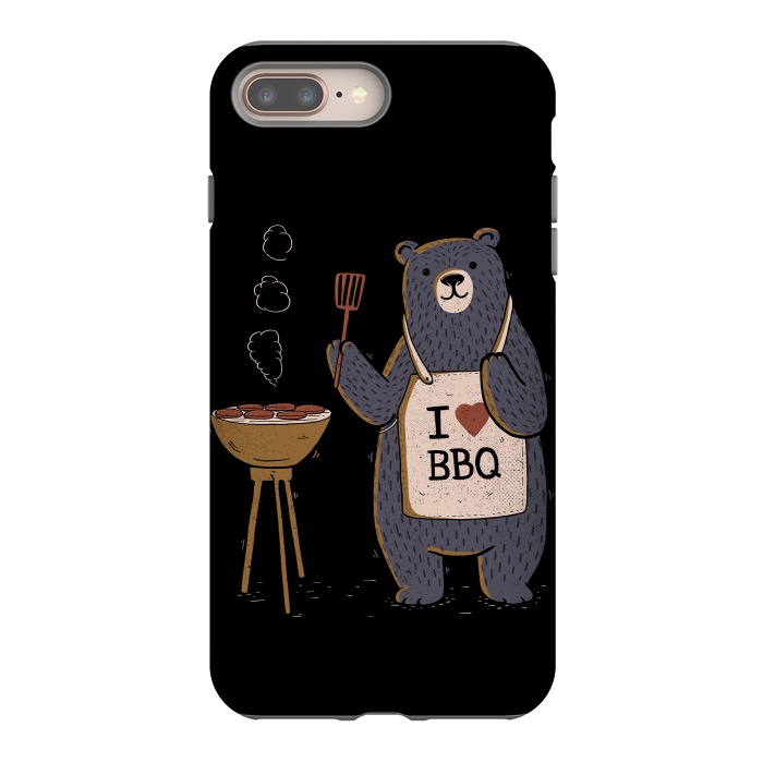 iPhone 7 plus StrongFit I Love BBQ- by eduely