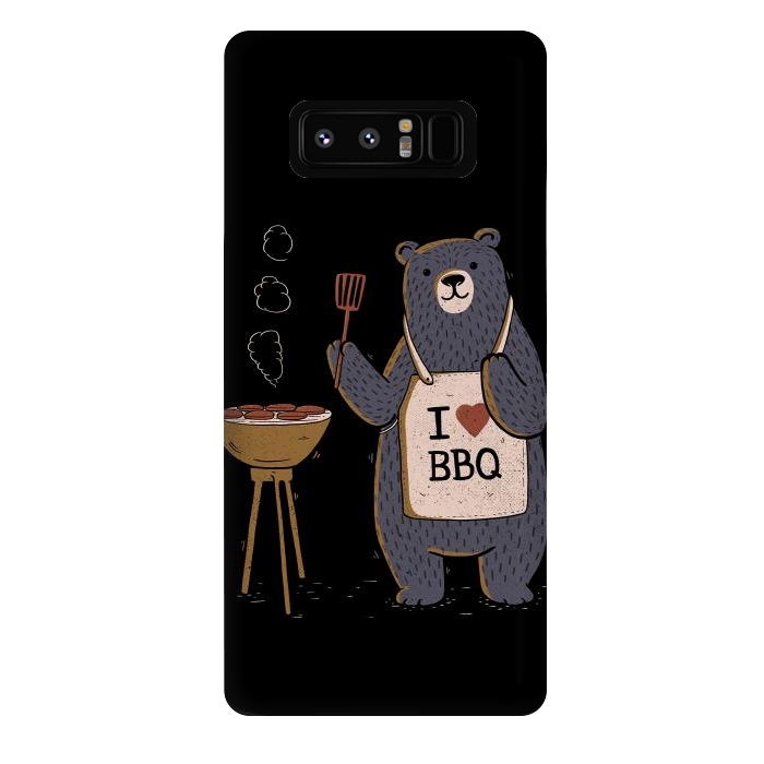 Galaxy Note 8 StrongFit I Love BBQ- by eduely
