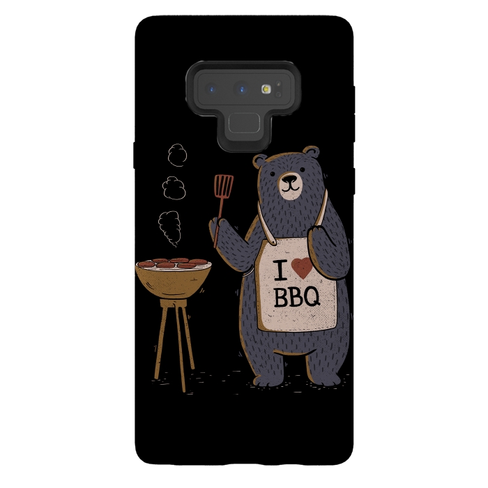 Galaxy Note 9 StrongFit I Love BBQ- by eduely