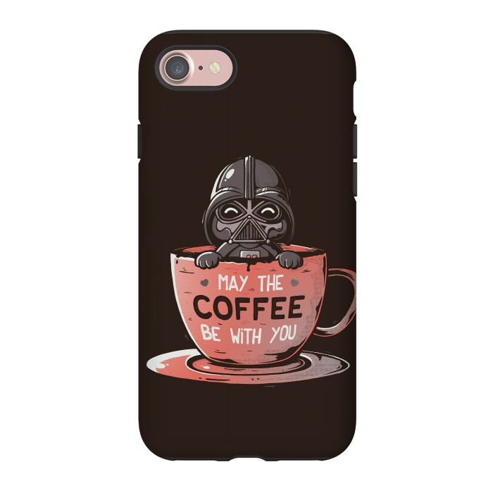 iPhone 7 StrongFit May the Coffee Be With You by eduely