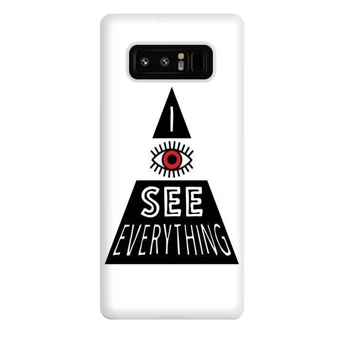 Galaxy Note 8 StrongFit I see everything by Laura Nagel