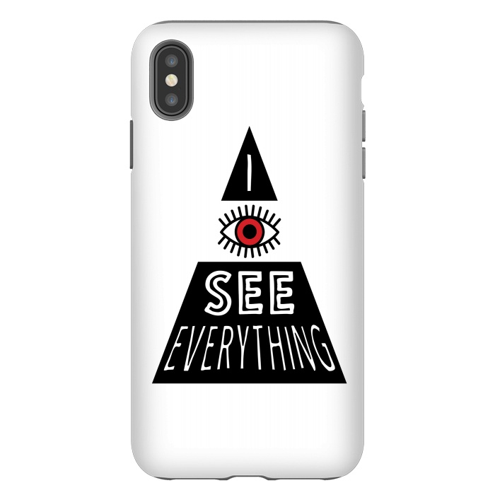 iPhone Xs Max StrongFit I see everything by Laura Nagel