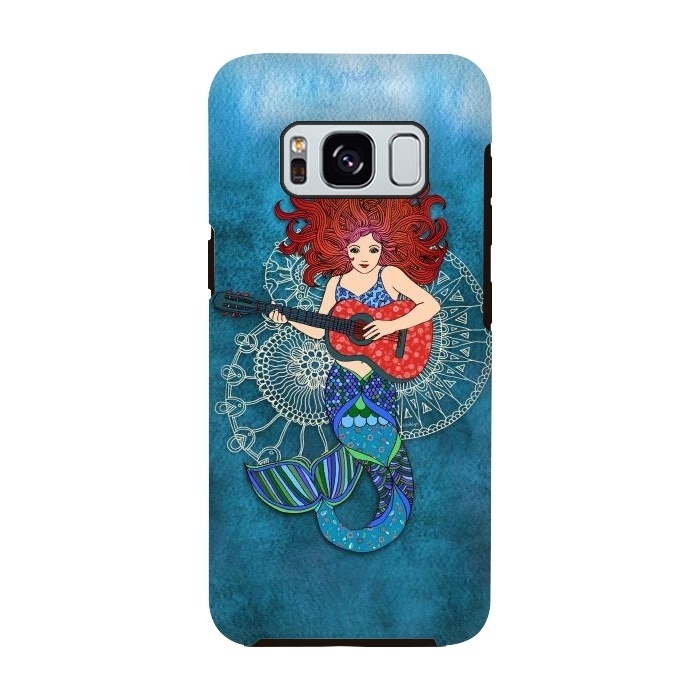 Galaxy S8 StrongFit Musical Mermaid by Micklyn Le Feuvre