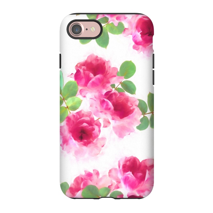 iPhone 7 StrongFit Candy Roses by Micklyn Le Feuvre