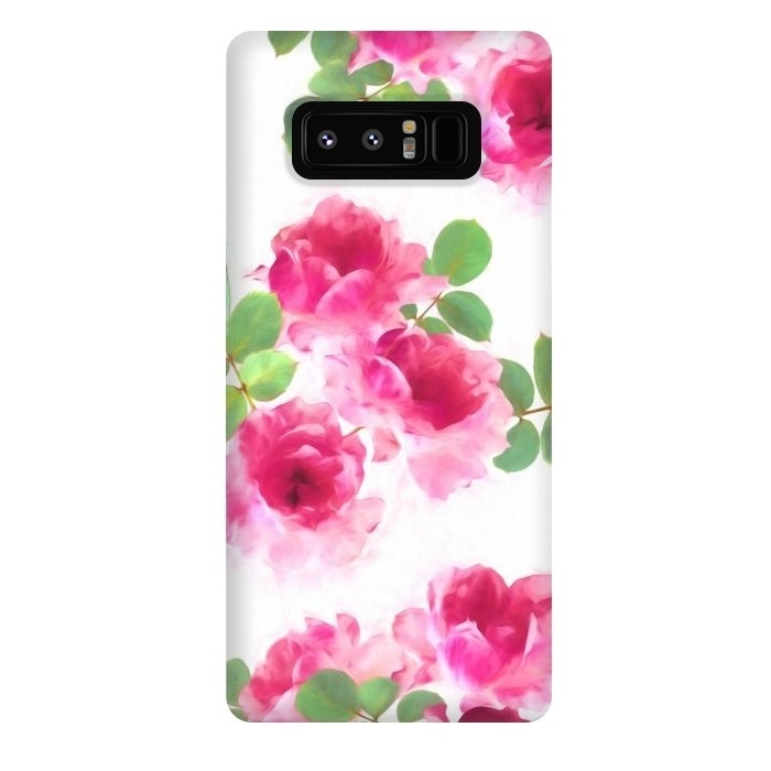 Galaxy Note 8 StrongFit Candy Roses by Micklyn Le Feuvre