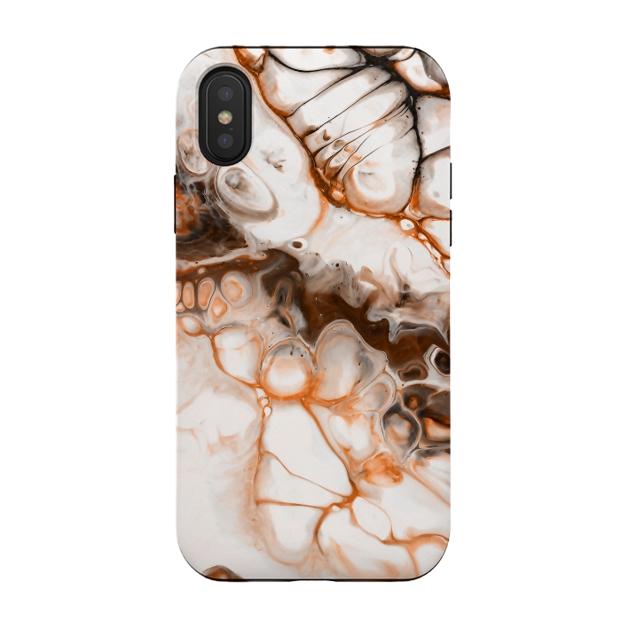 iPhone Xs / X StrongFit Broken Abstract by Creativeaxle