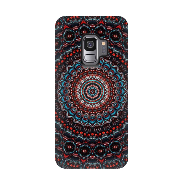 Galaxy S9 StrongFit Abstract Mandala by Art Design Works