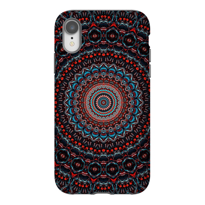 iPhone Xr StrongFit Abstract Mandala by Art Design Works