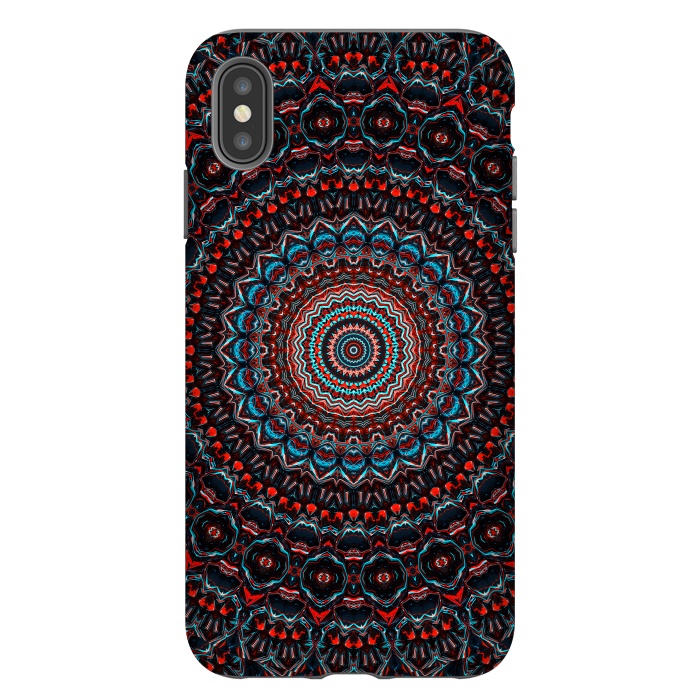 iPhone Xs Max StrongFit Abstract Mandala by Art Design Works