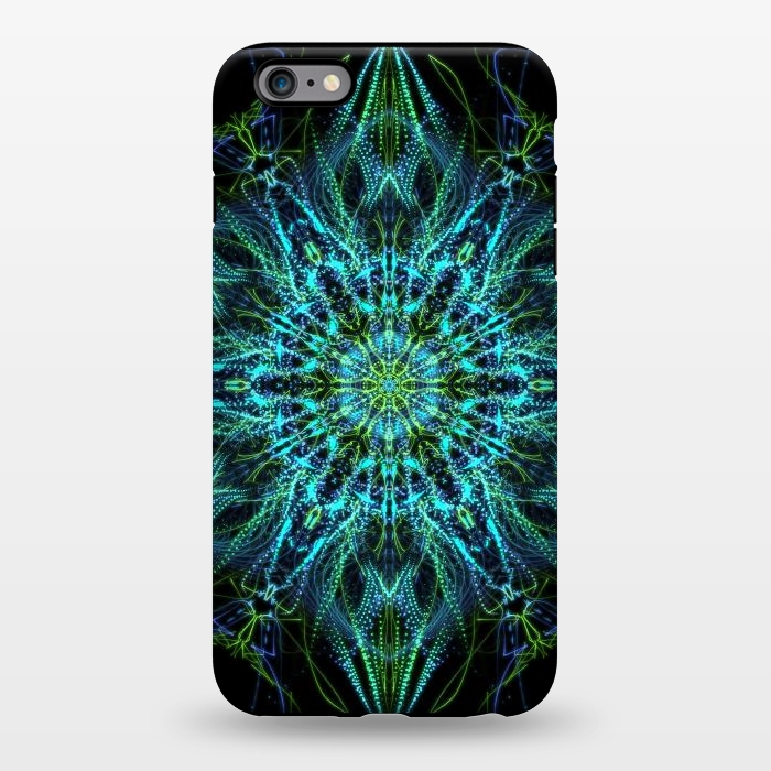 iPhone 6/6s plus StrongFit Neon Mandala I by Art Design Works