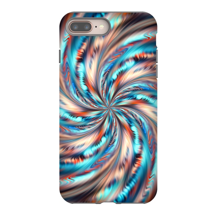 iPhone 7 plus StrongFit Abstract Swirl by Art Design Works
