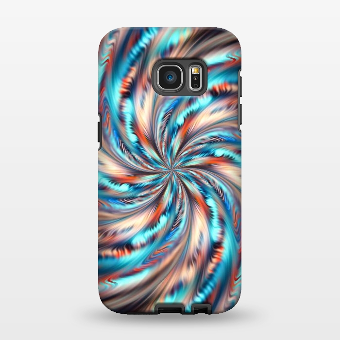 Galaxy S7 EDGE StrongFit Abstract Swirl by Art Design Works