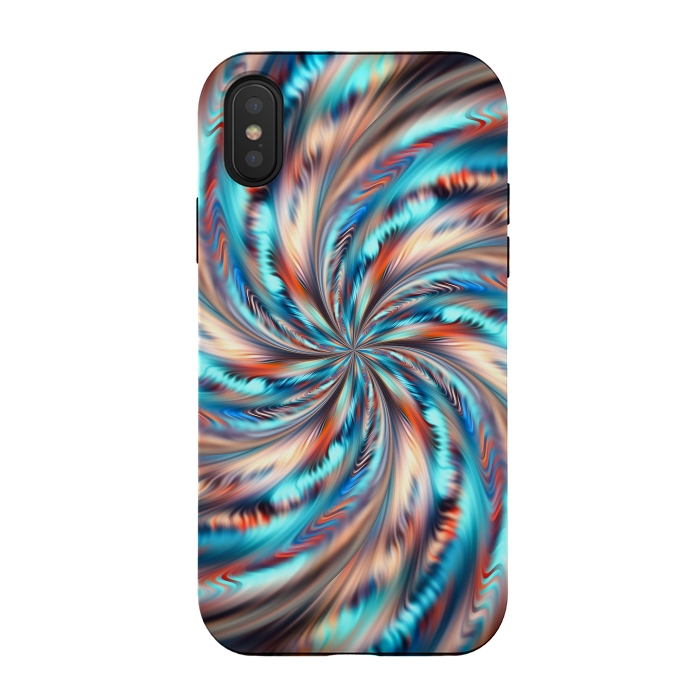 iPhone Xs / X StrongFit Abstract Swirl by Art Design Works