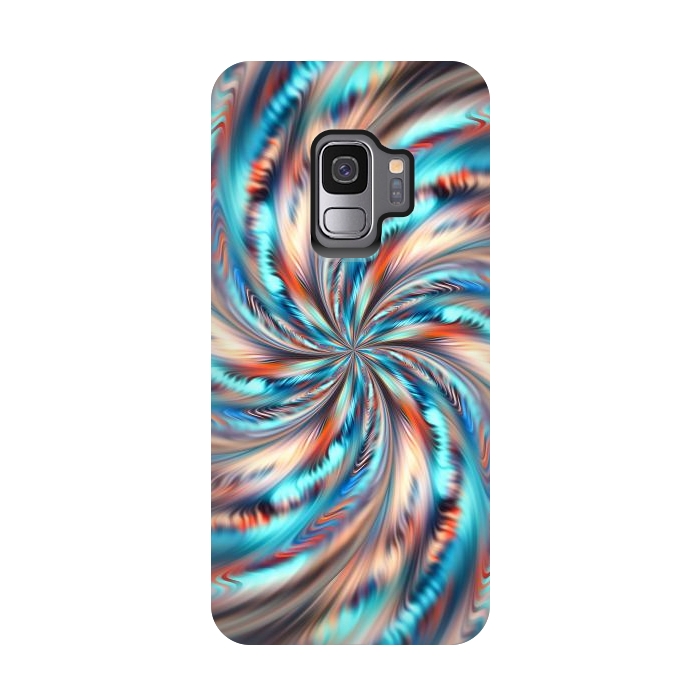 Galaxy S9 StrongFit Abstract Swirl by Art Design Works