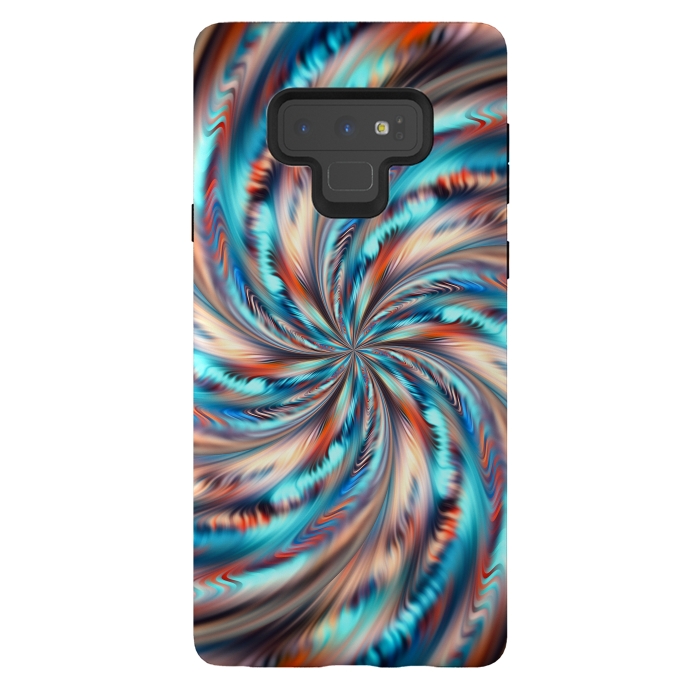 Galaxy Note 9 StrongFit Abstract Swirl by Art Design Works
