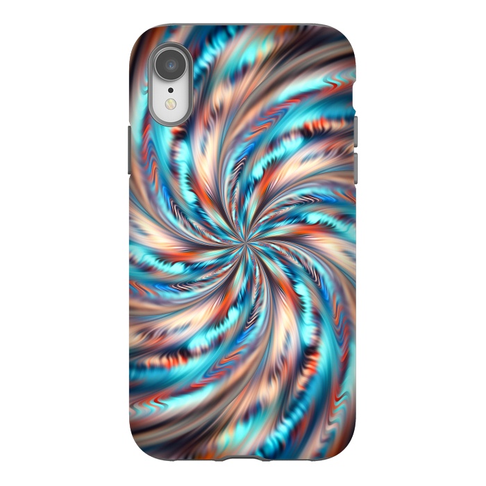 iPhone Xr StrongFit Abstract Swirl by Art Design Works