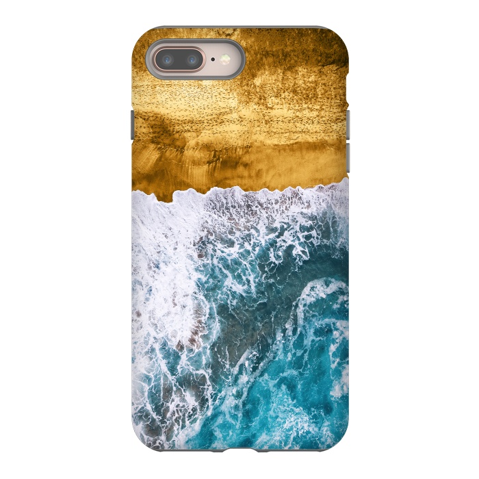 iPhone 7 plus StrongFit Tropical XVI - Golden Beach by Art Design Works